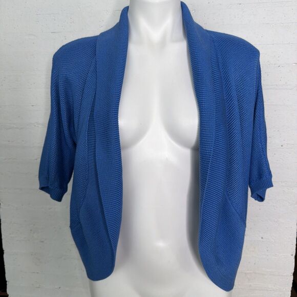 Ralph Lauren Sweaters - NWT Ralph Lauren Open Front Cardigan Sky Blue M Grandmacore Quiet Luxury